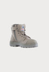 STEEL BLUE ARGYLE ZIP SCUFF STEEL TOE TPU