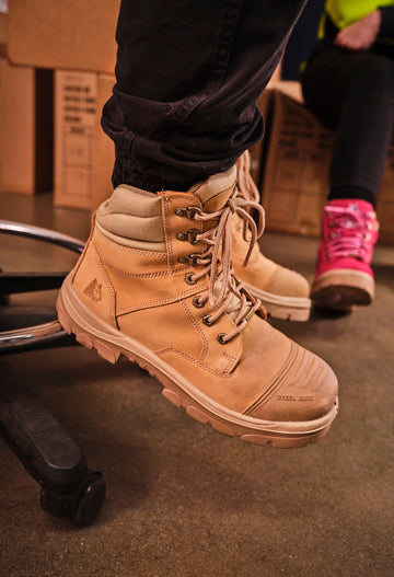 STEEL BLUE SOUTHERN CROSS ZIP SCUFF STEEL TOE TPU