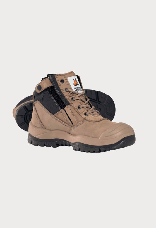 MONGREL ZIPSIDER BOOT W/ SCUFF CAP