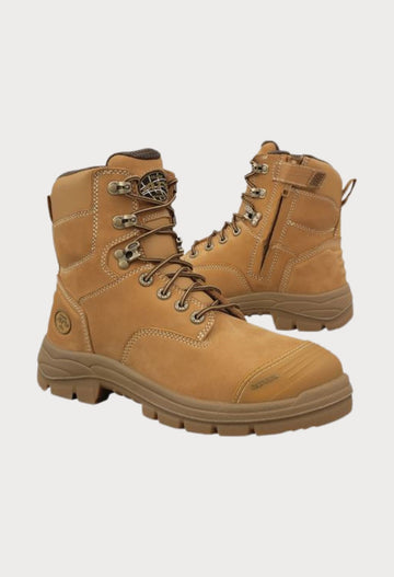 OLIVER LACE UP ZIP SIDE 6" BOOT
