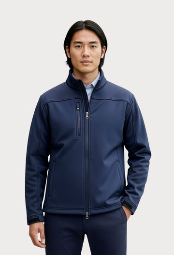 BIZ COLLECTION MENS SOFTSHELL JACKET