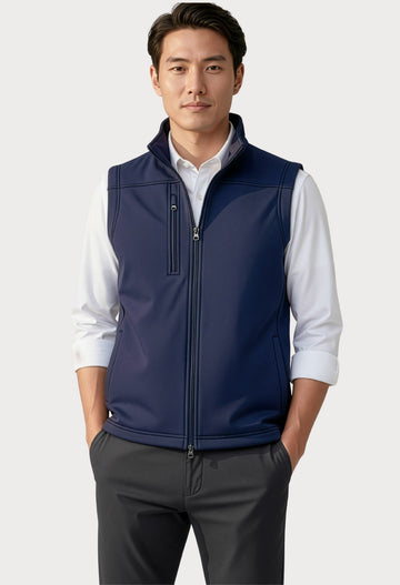 BIZ COLLECTION MENS SOFTSHELL VEST