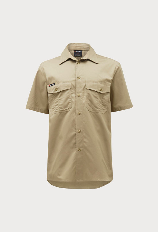 KINGGEE MENS WORKCOOL 2 SHIRT SHORT SLEEVE