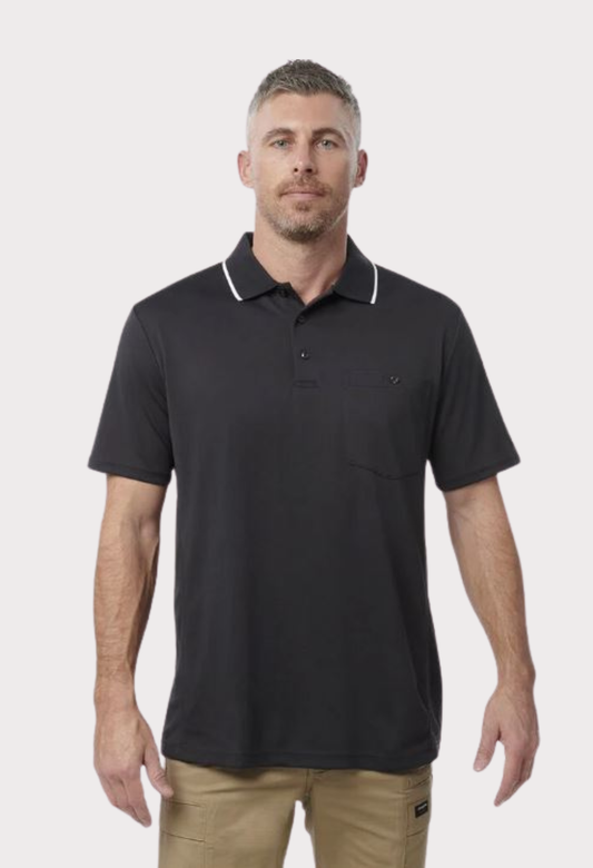 KINGGEE MENS WORKCOOL HYPERFREEZE POLO SHORT SLEEVE