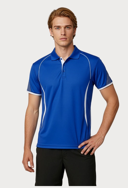 BIZ COLLECTION MENS RAZOR SHORT SLEEVE POLO