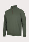 C OF C  BRASS 1/2 ZIP SWEAT 