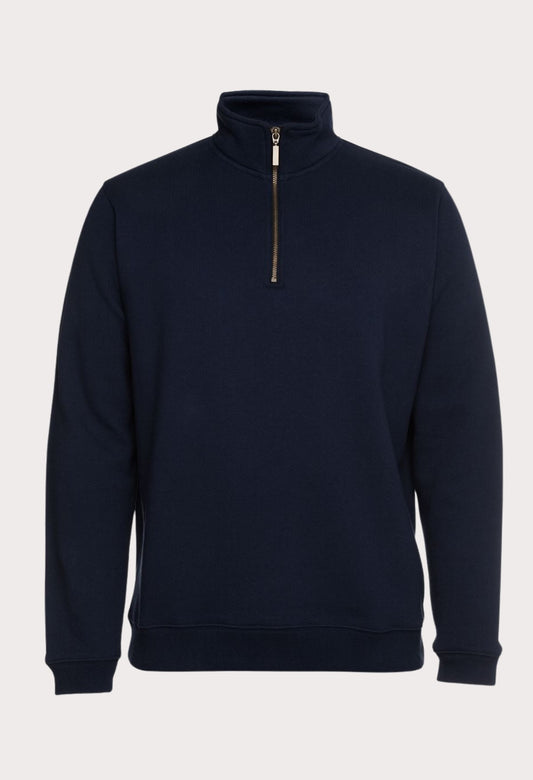 C OF C  BRASS 1/2 ZIP SWEAT 