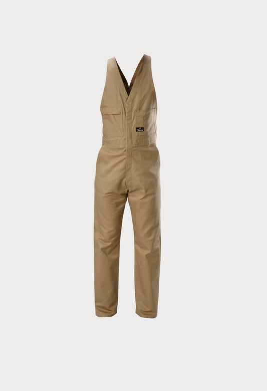 HARD YAKKA FOUNDATIONS TRADESMAN COTTON DRILL ACTION BACK OVERALL