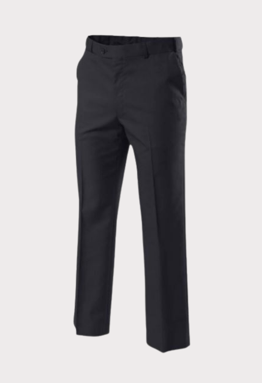 HARD YAKKA FOUNDATIONS PERMANENT PRESS PLAIN FRONT PANT WITH BIONIC & SUPERCREASE FINISH