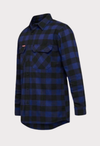 HARD YAKKA FOUNDATIONS CHECK FLANNEL LONG SLEEVE SHIRT