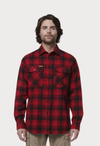 HARD YAKKA CORE LONG SLEEVE CHECK FLANNEL SHIRT