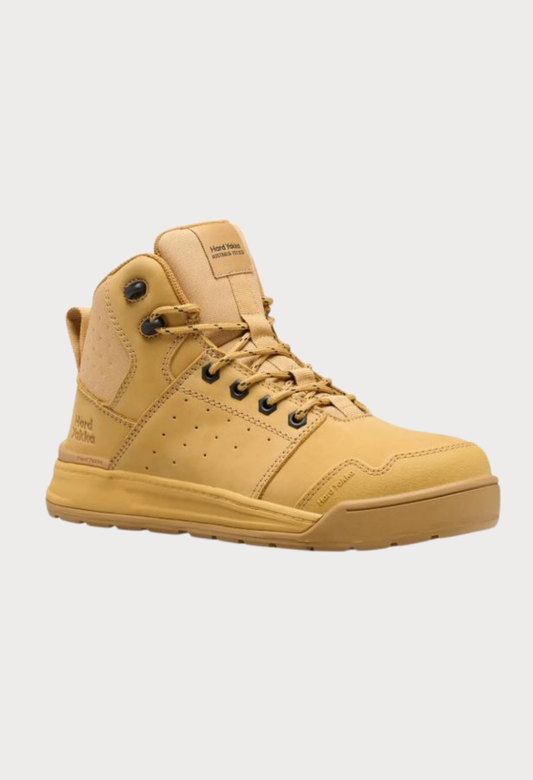 HARD YAKKA 3056 WOMENS EVOLUTION LACE ZIP 5" LACE WHEAT