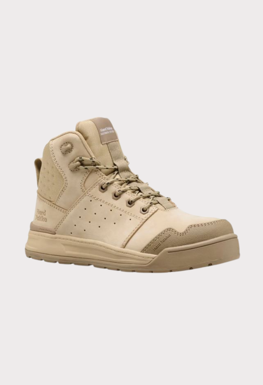 HARD YAKKA 3056 WOMENS EVOLUTION LACE ZIP 5" LACE SAND