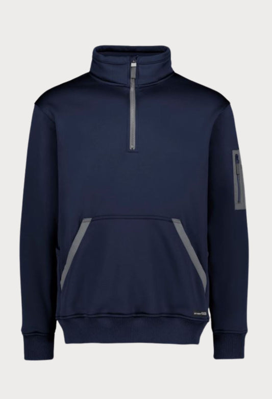 SYZMIK UNISEX STREETWORX WATER RESISTANT 1/4 ZIP PULLOVER