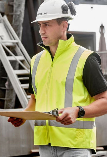 SYZMIK UNISEX HI VIS WATERPROOF REVERSIBLE VEST