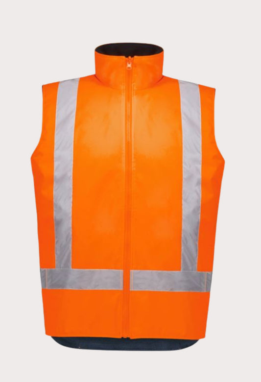 SYZMIK UNISEX HI VIS WATERPROOF REVERSIBLE VEST